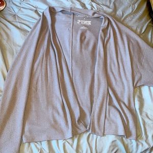 PINK ‘Clay Grey’ Cardigan